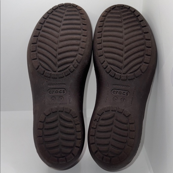 CROCS Kadee Brown Ballet Flats Slip On Women’s 7 - Picture 8 of 10